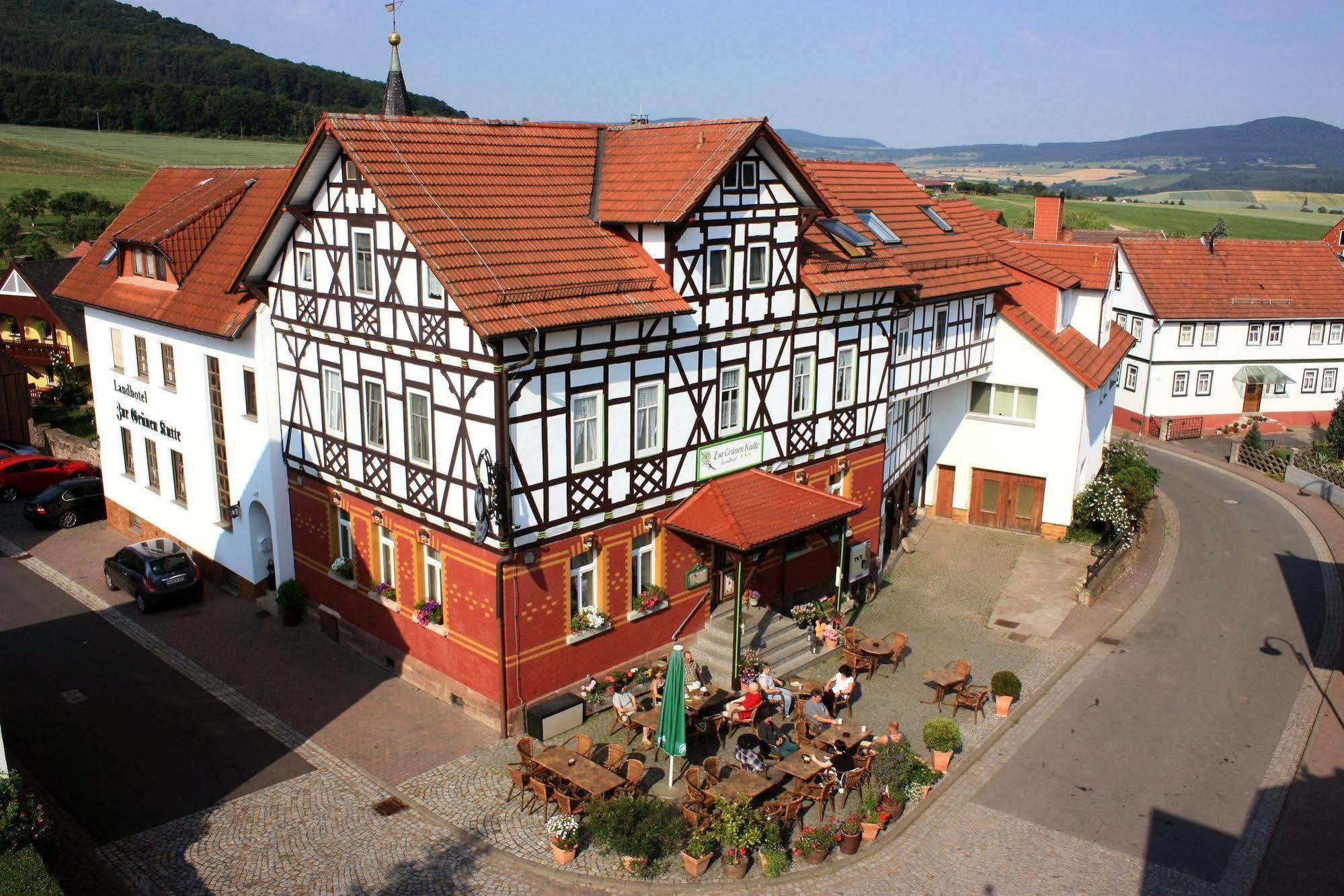 Landhotel Zur Gruenen Kutte 베른샤우센 외부 사진